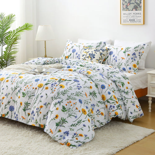 Floral Down Alternative Comforter & Shams Set - Dandelion Floral