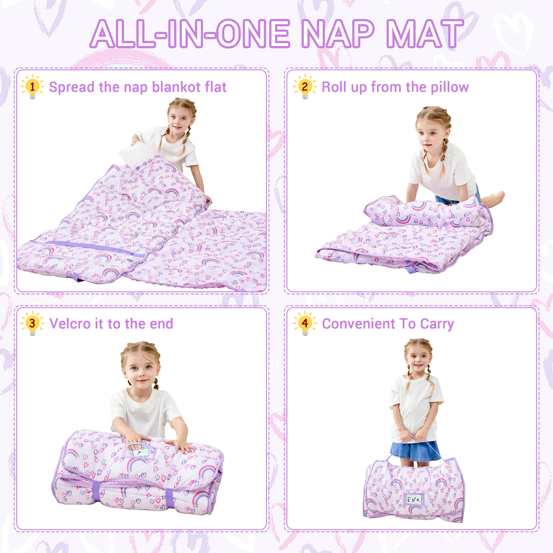 Roll and carry the nap mat