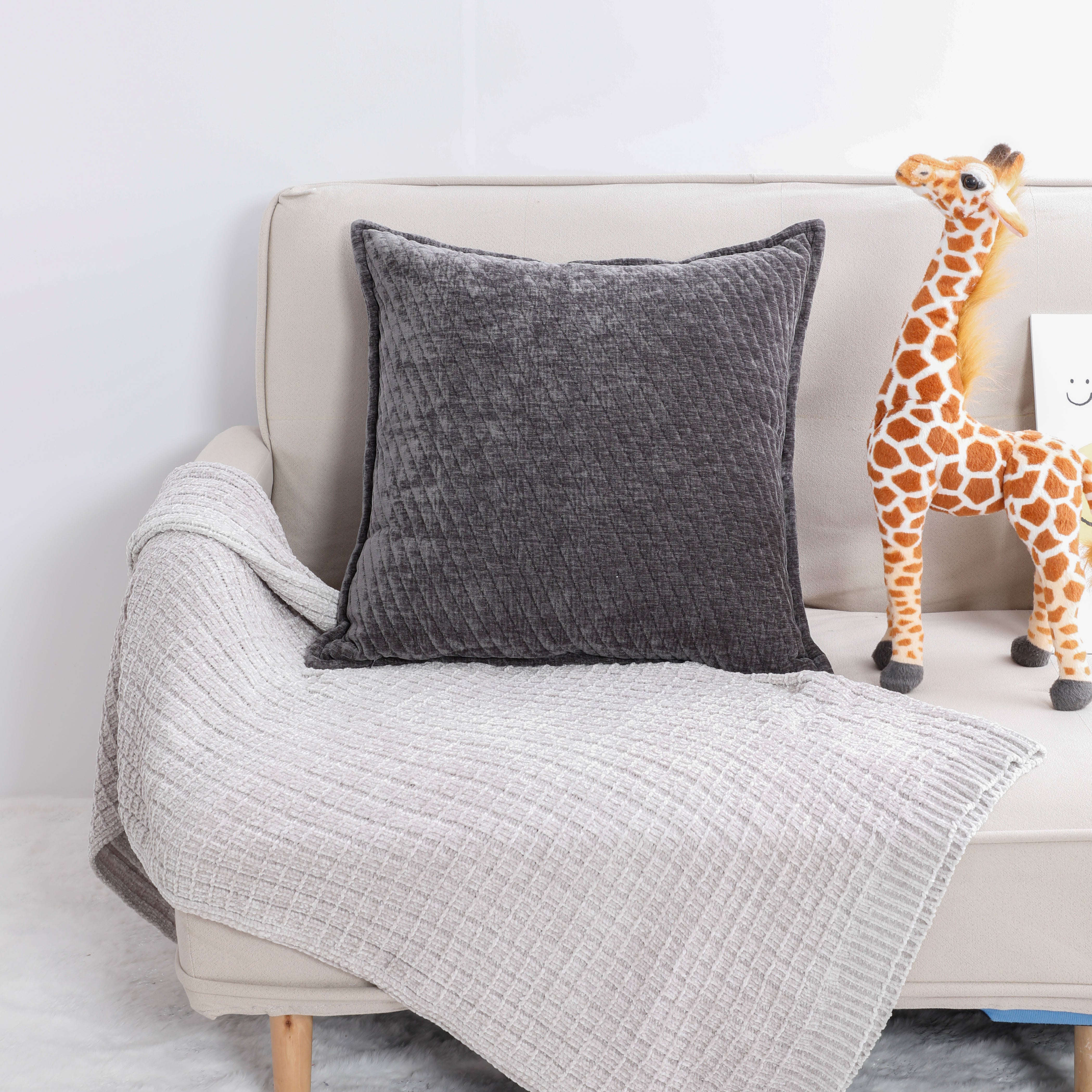SoftPile Collection Texture Chenille Pillow