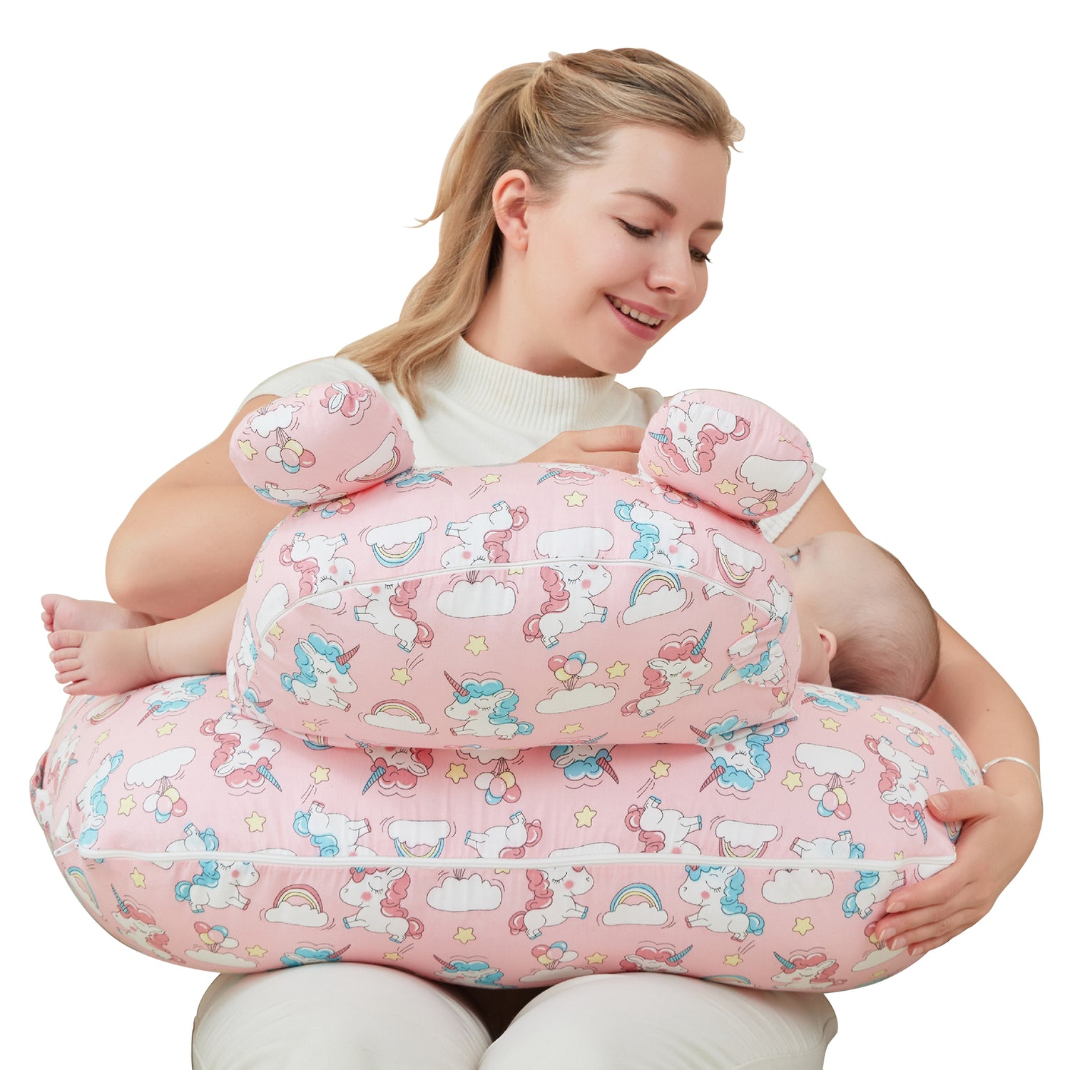 Unicorn  Nursing Pillow for Breastfeeding for Mom Support