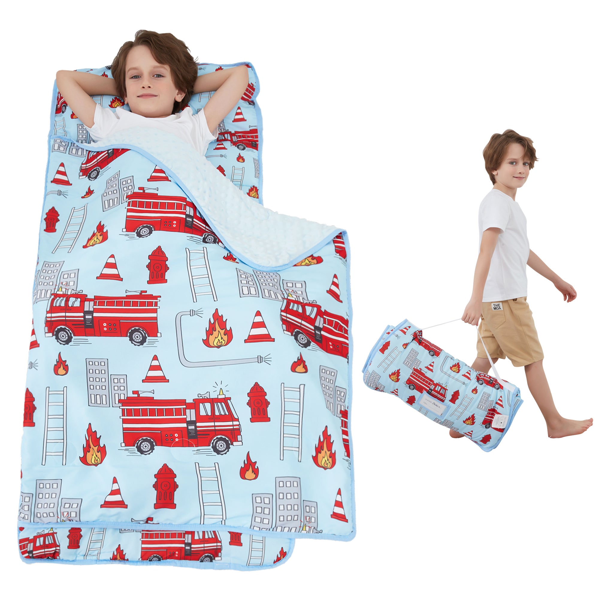 Cozy Comfort Nap Mat - Fire Truck