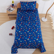Space Universe Kids Bed Sheet Set Deep Pocket Double Brushed Microfiber