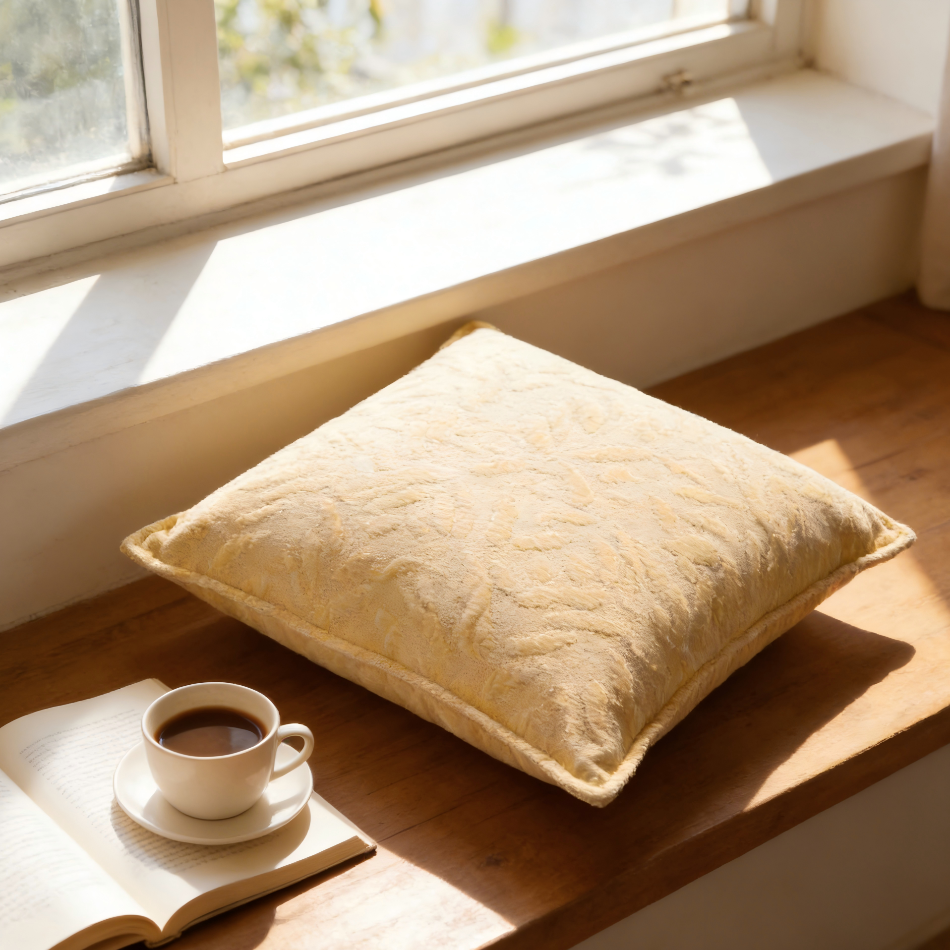 Pastel Soft Series Solid Jacquard Chenille Pillow