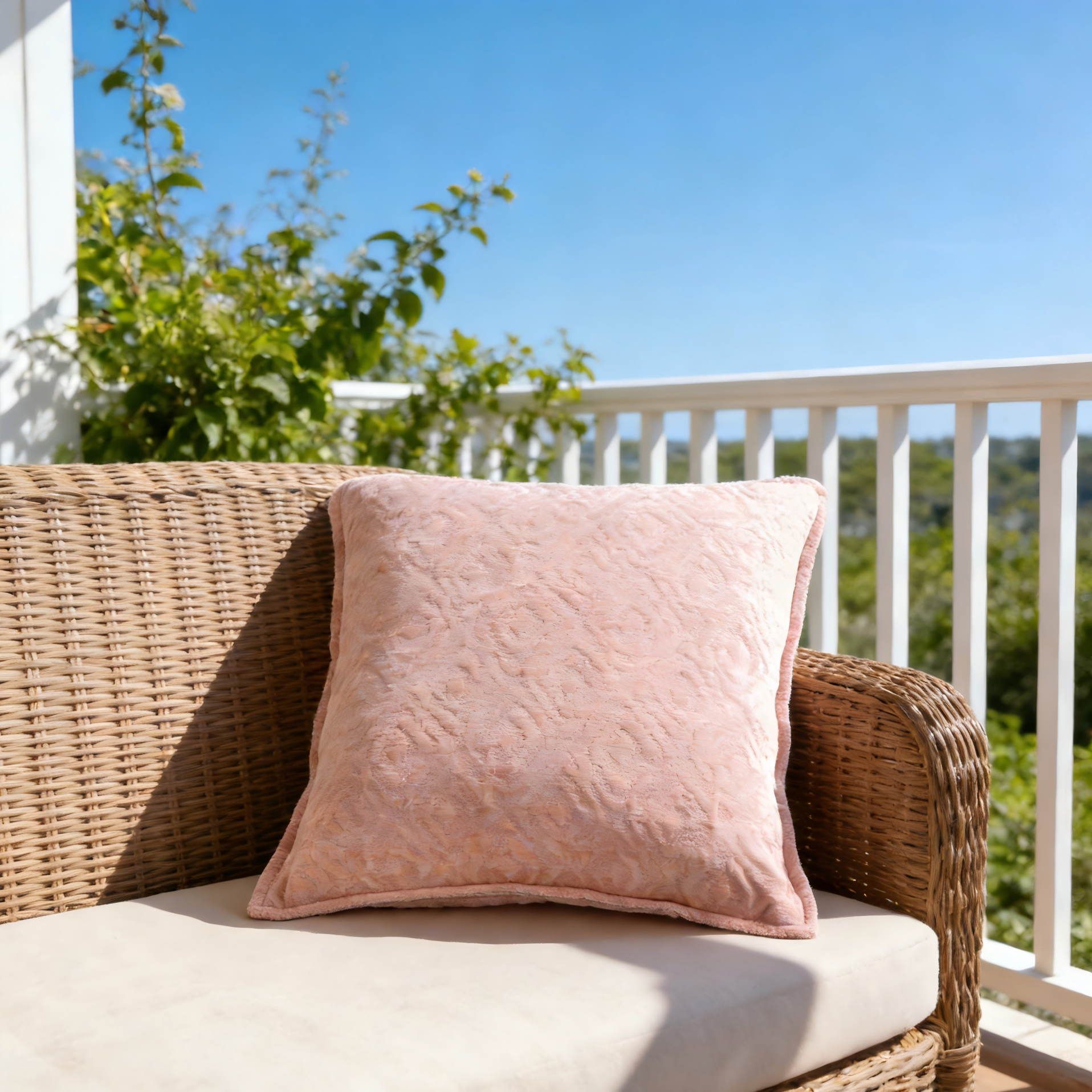 Urban Chic Series Geometric Jacquard Chenille Pillow