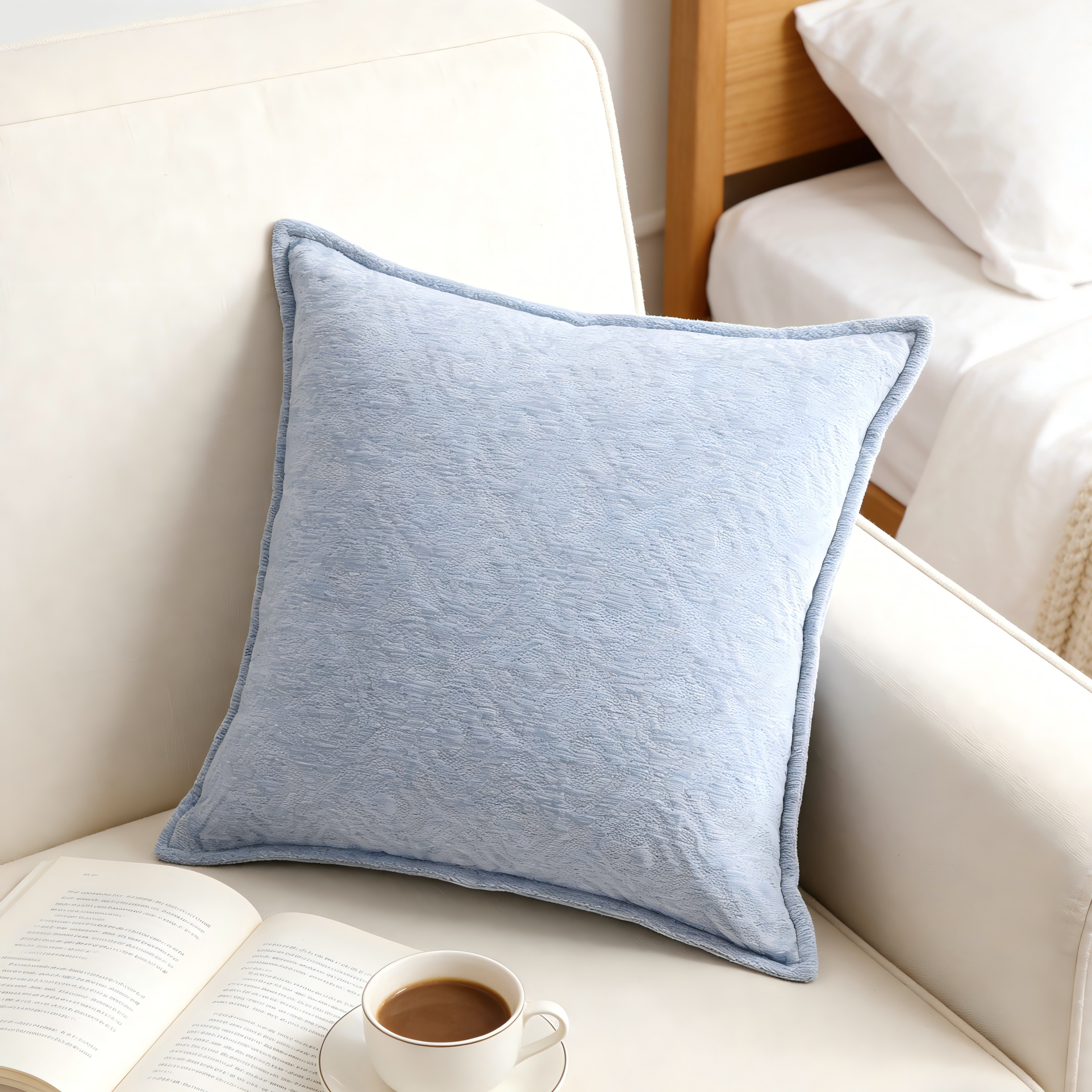 Natural Comfort Series Jacquard Chenille Pillow