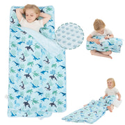 Cozy Comfort Nap Mat - Blue Ocean Whales