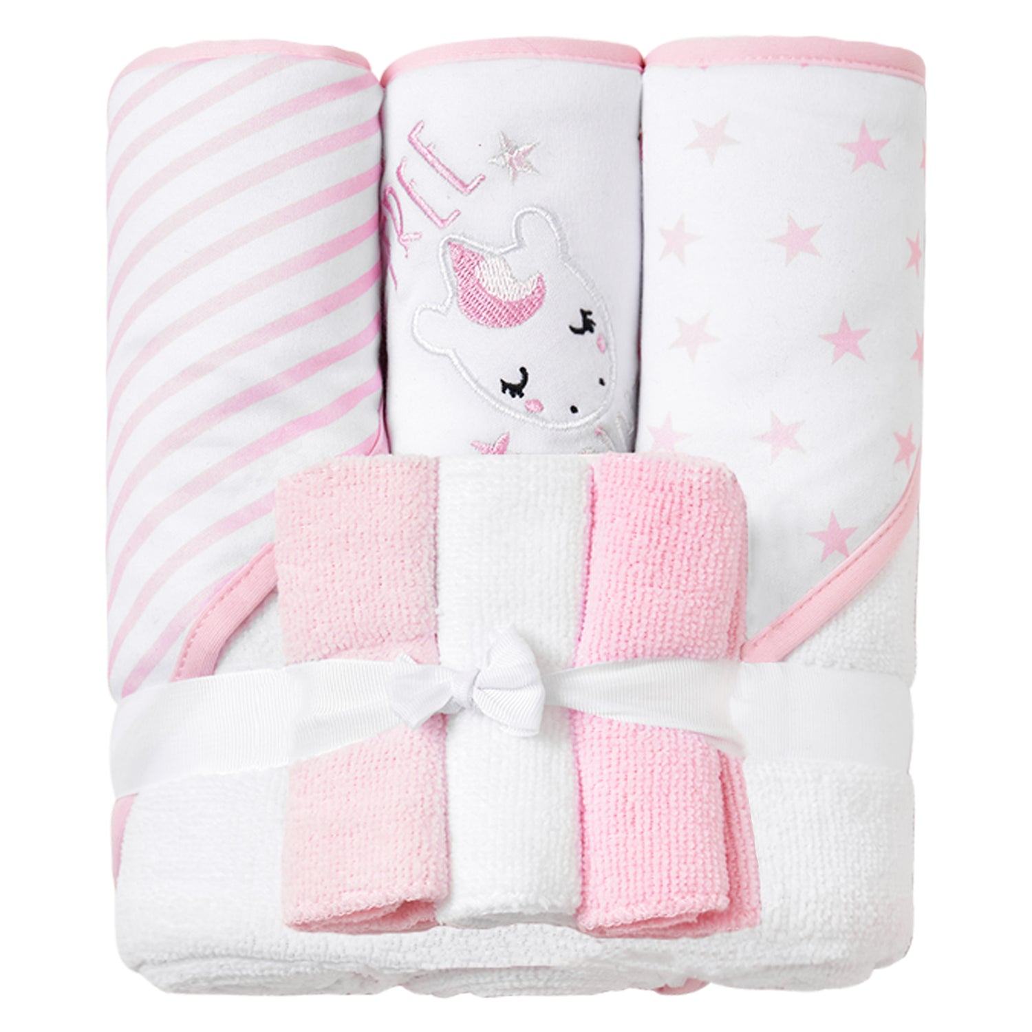 Unicorn Baby Towels and Baby Wash Cloths Set 6-Pack Size 28 x 28 Inch