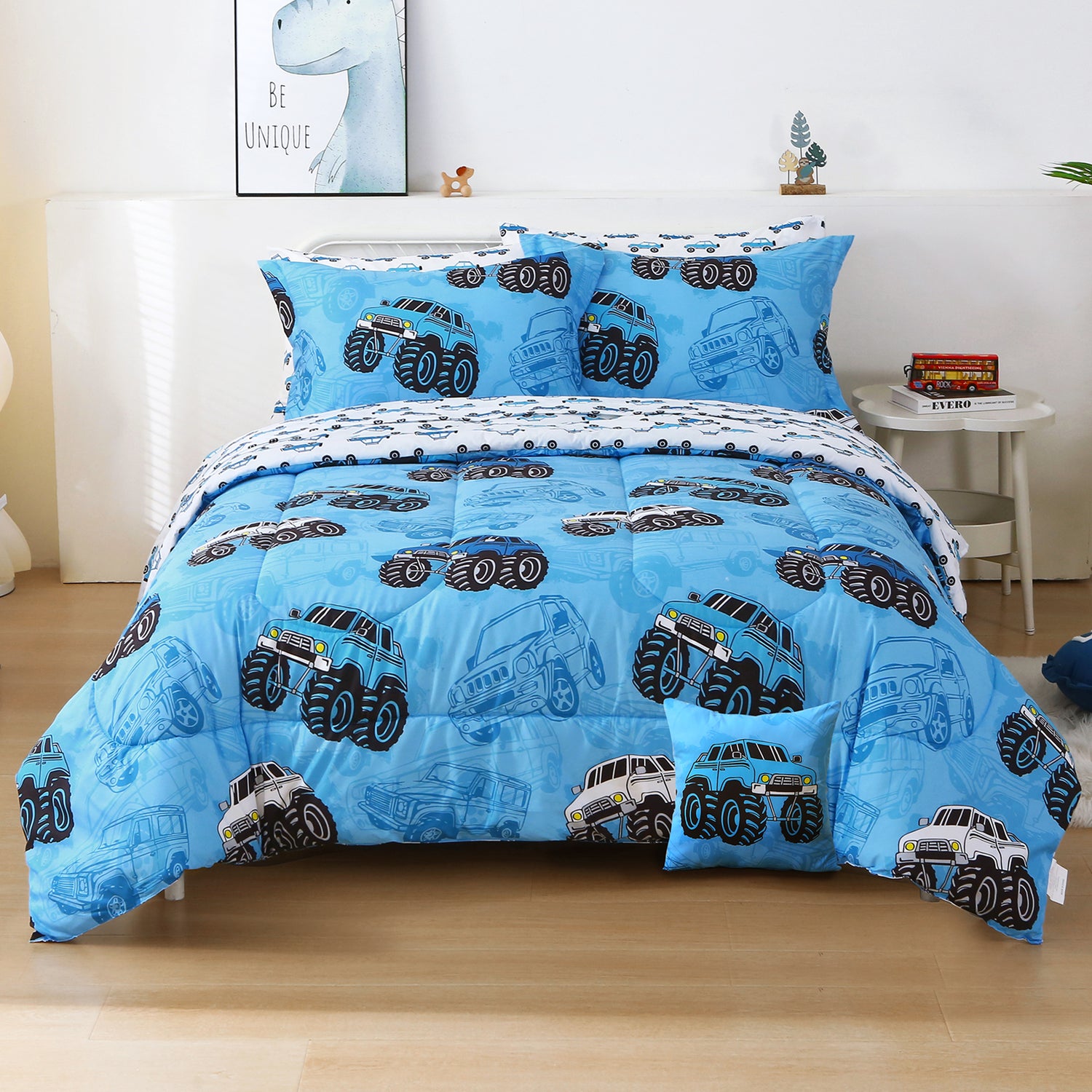 Jeep Blue Kids Comforter Sets for Boys