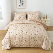 Earthy Blossom Comforter Set 7 Pieces