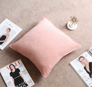 Serene Living Series Blush Quilted Chenille Pillow