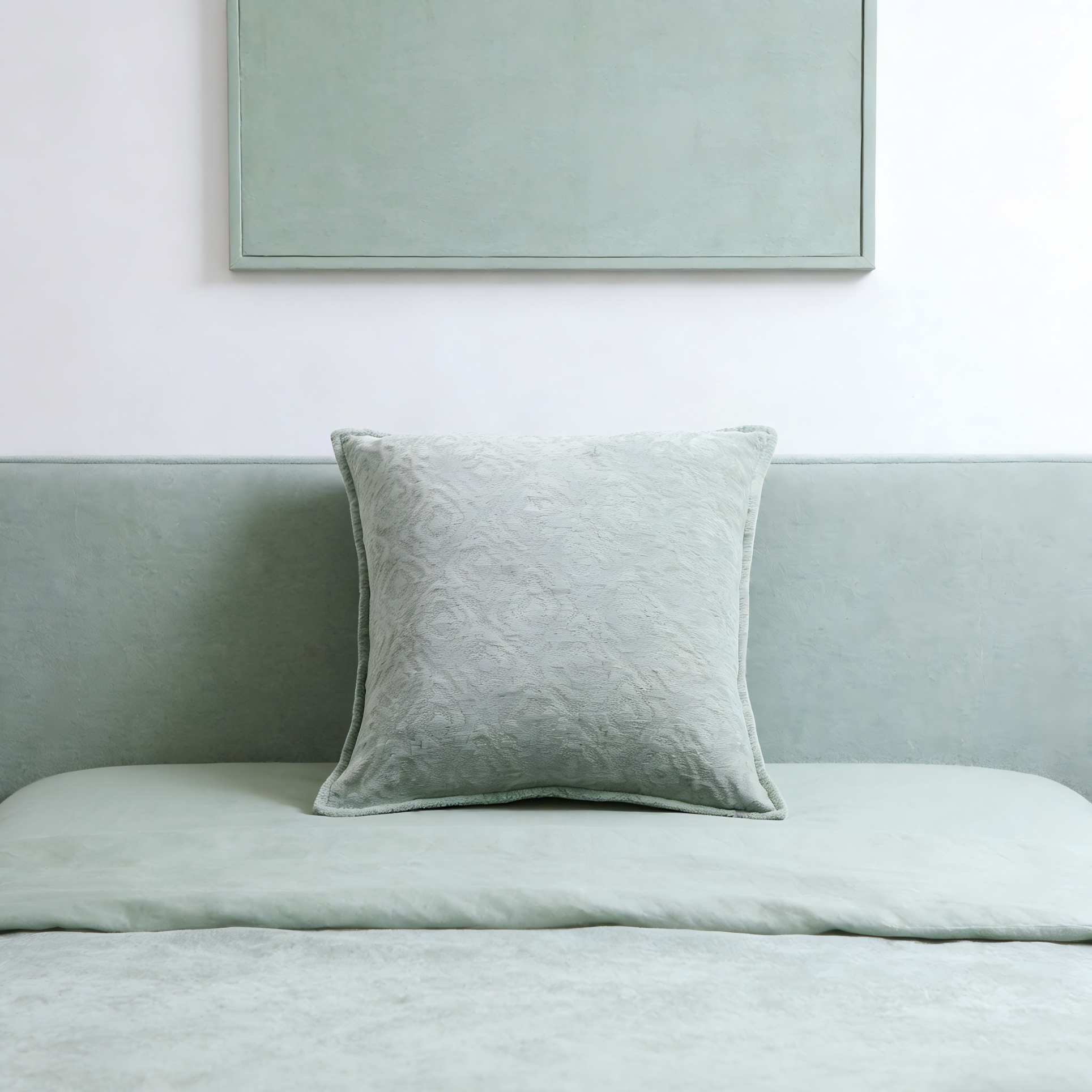 Gentle Comfort Series Solid Jacquard Chenille Pillow