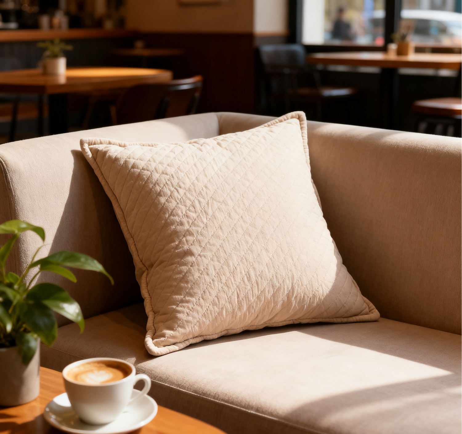 CloudySoft Collection Texture Chenille Cushion