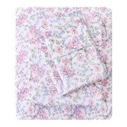 Pink Purple Ditsy Bed Sheets Set