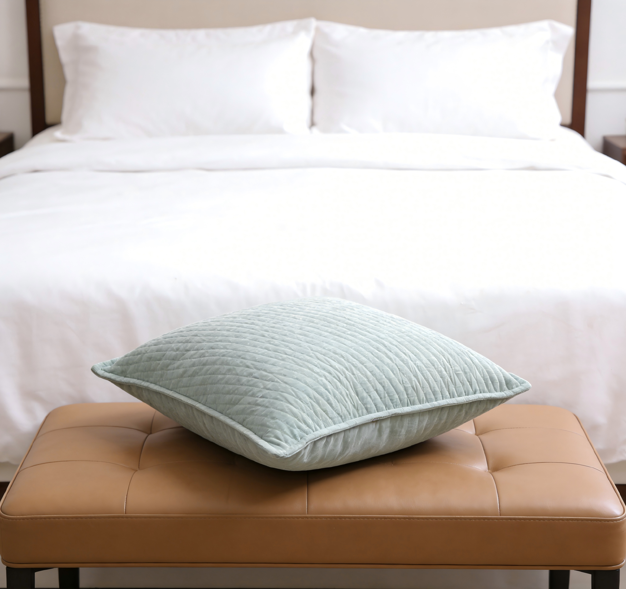 Cloud-Like Series Solid-Color Textured Chenille Pillow