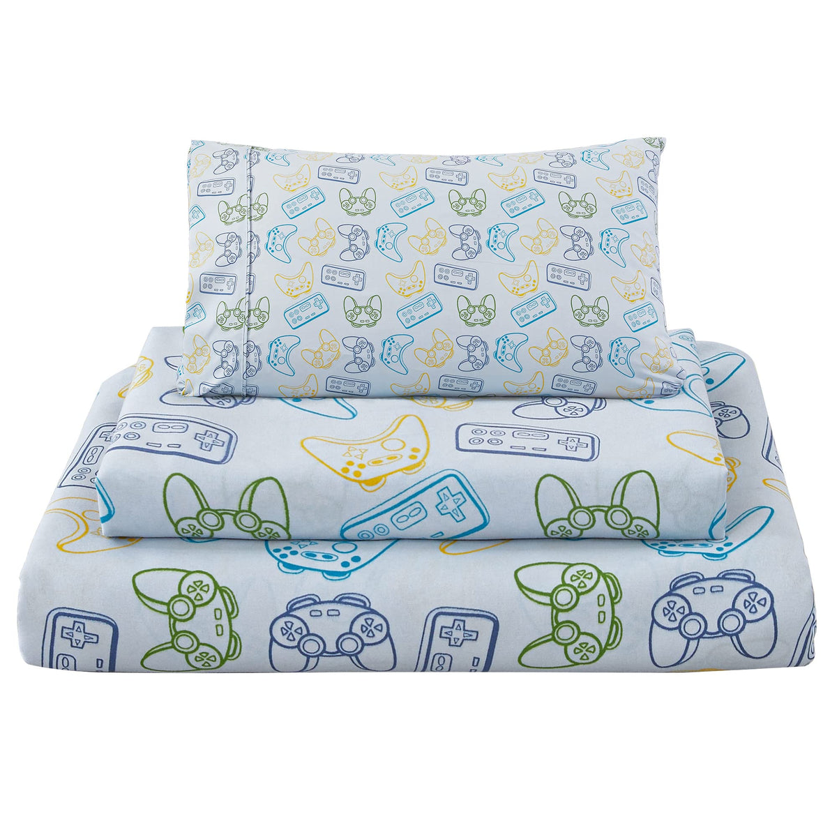 Game Player Paddle Kids Bed Sheet Set Deep Pocket Double Brushed Microfiber