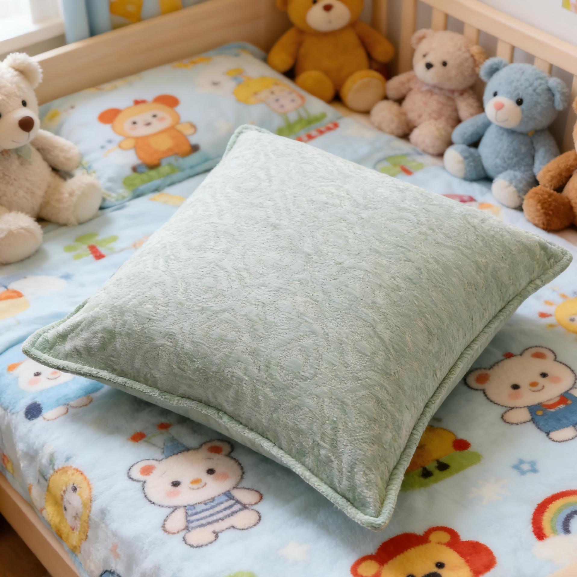 Gentle Comfort Series Solid Jacquard Chenille Pillow