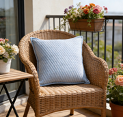Dreamy Rest Series Solid Blush Textured Pillow