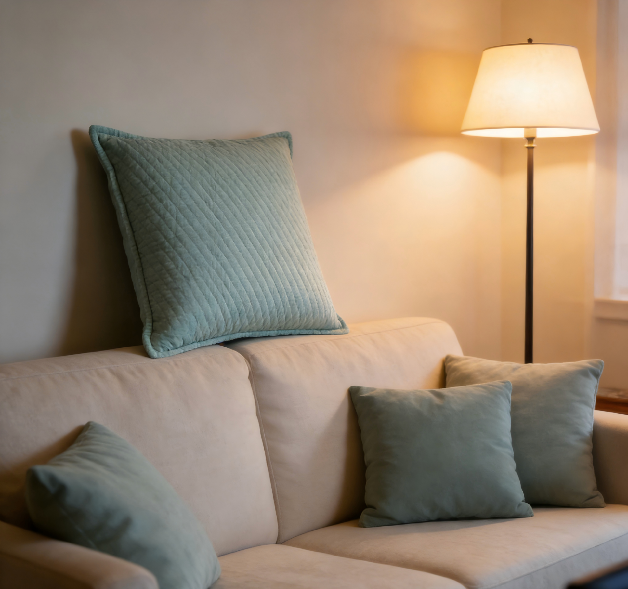 Cloud-Like Series Solid-Color Textured Chenille Pillow