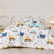 Construction Truck Bedding Set for Kids– 6 or 8 Piece Options