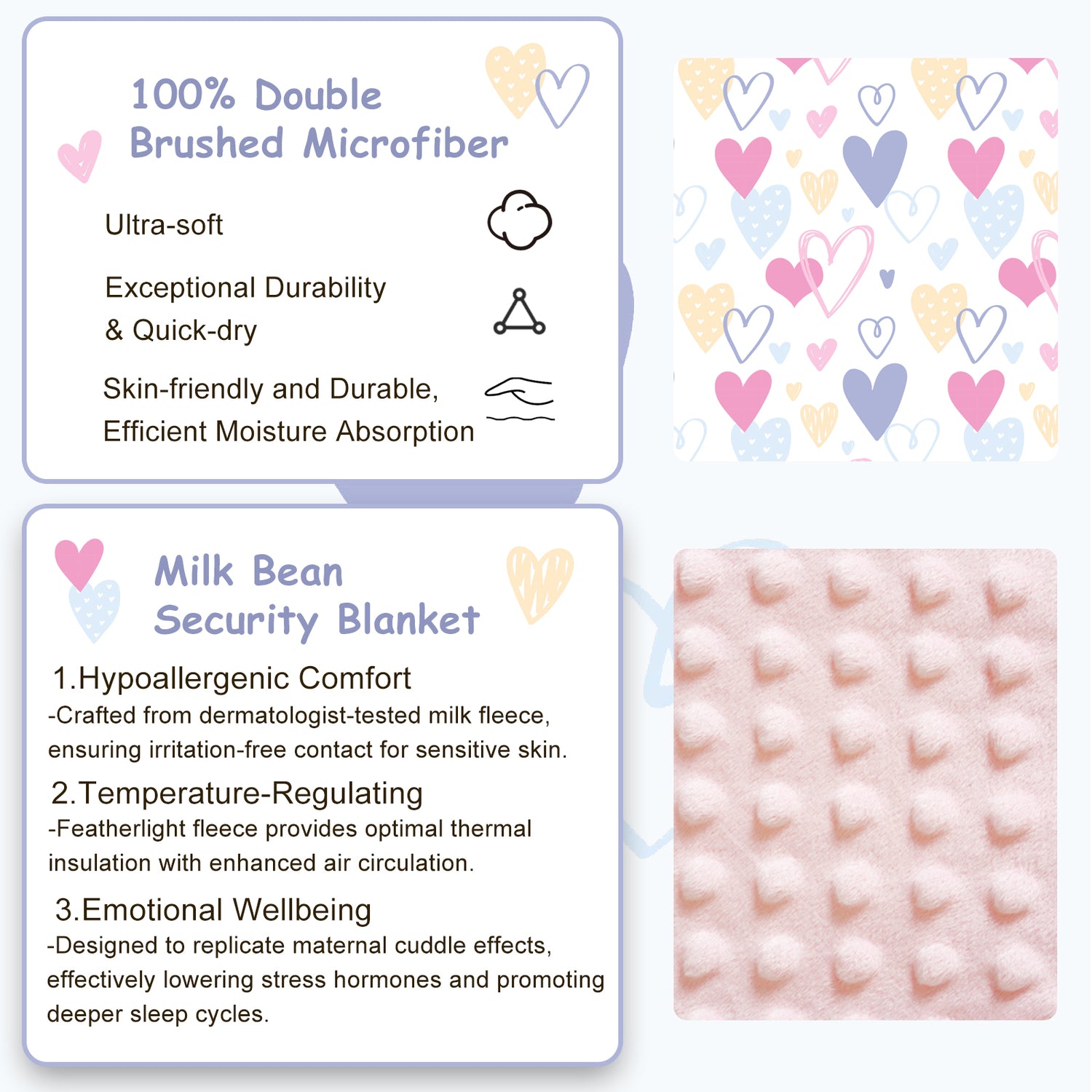 Love Toddler Nap Mat with Pillow and Blanket