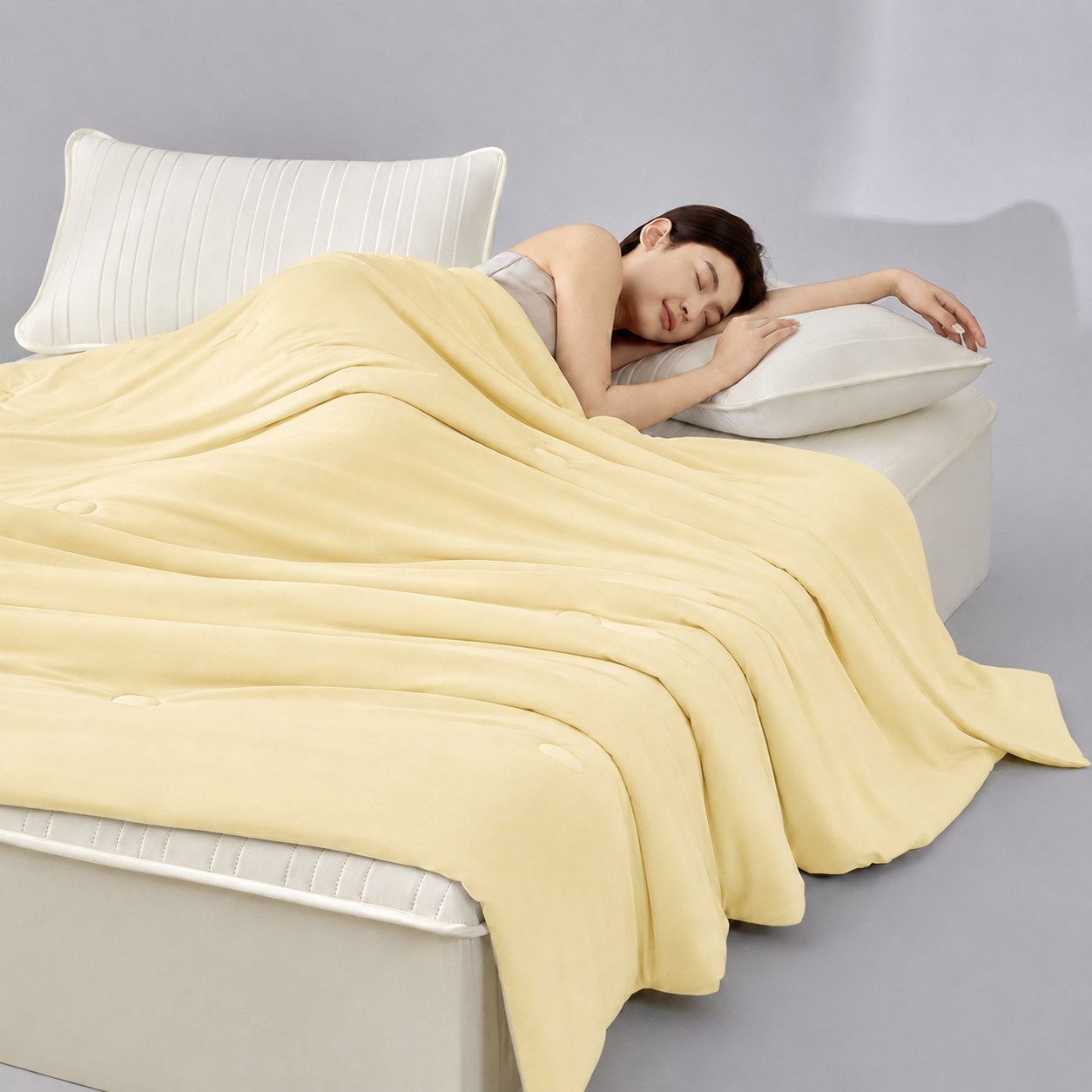 Viviland Cooling Blanket for Hot Sleepers, Cooling Comforter Breathable Lightweight Double-Sided Summer Blanket, Comfortable Soft All Season