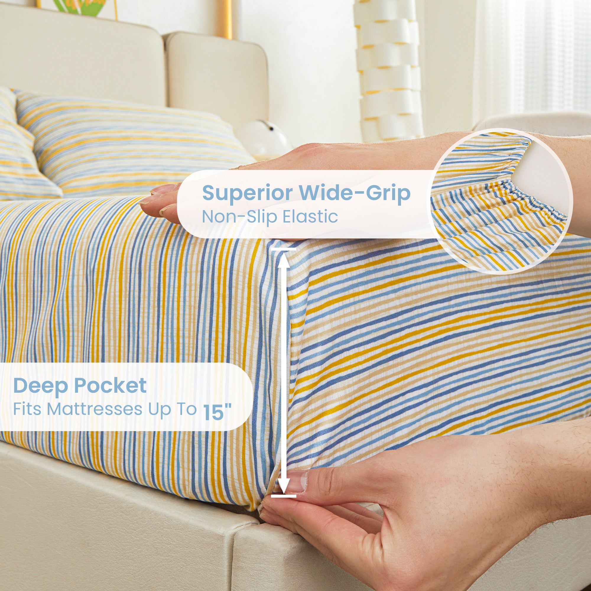#Blue-Yellow-Pinstripe
