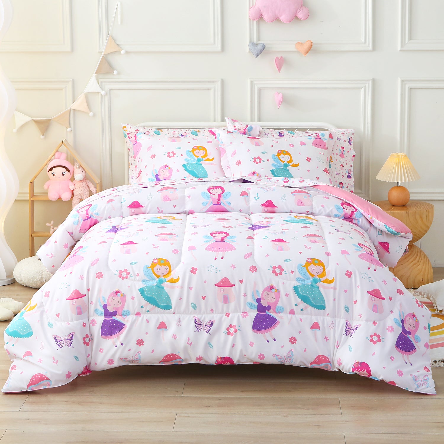 Enchanted Fairy Garden Bedding Set for Kids