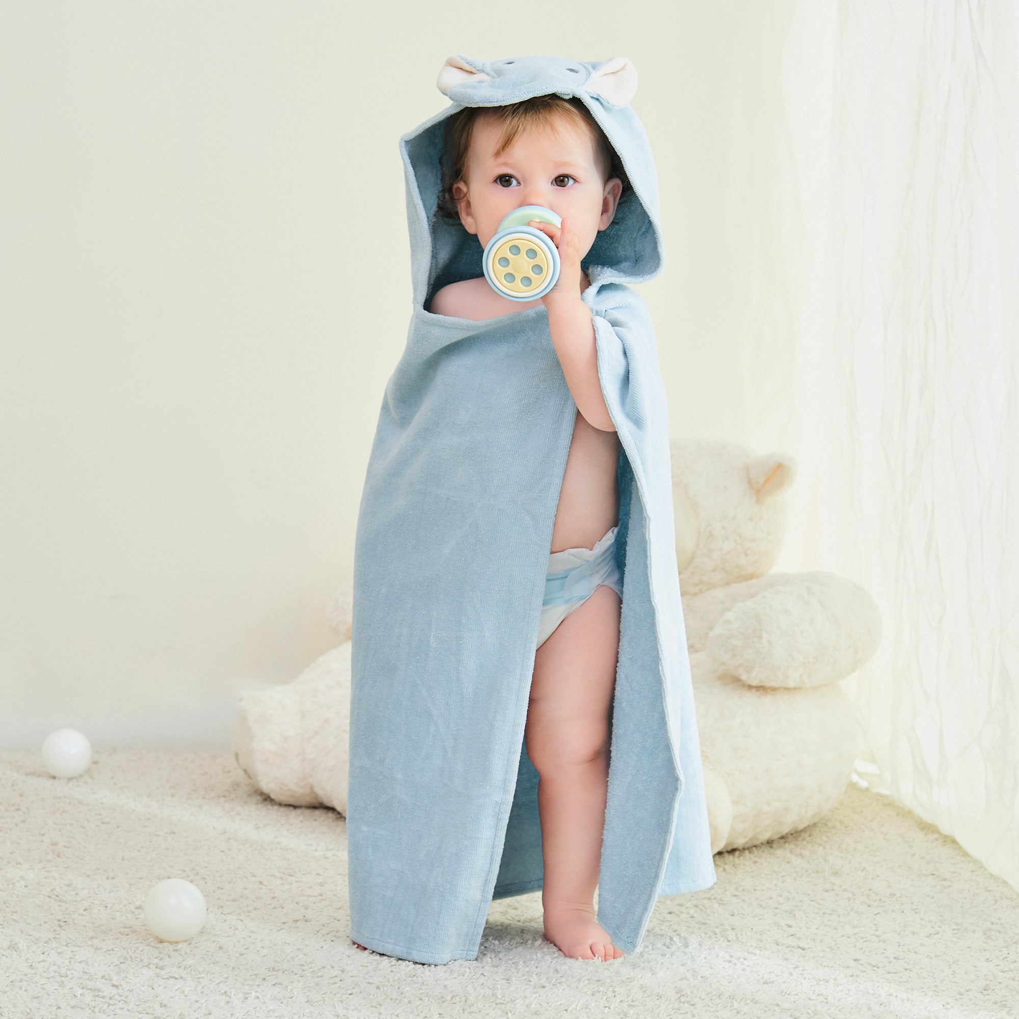 Elephants Baby Towels with Hood
