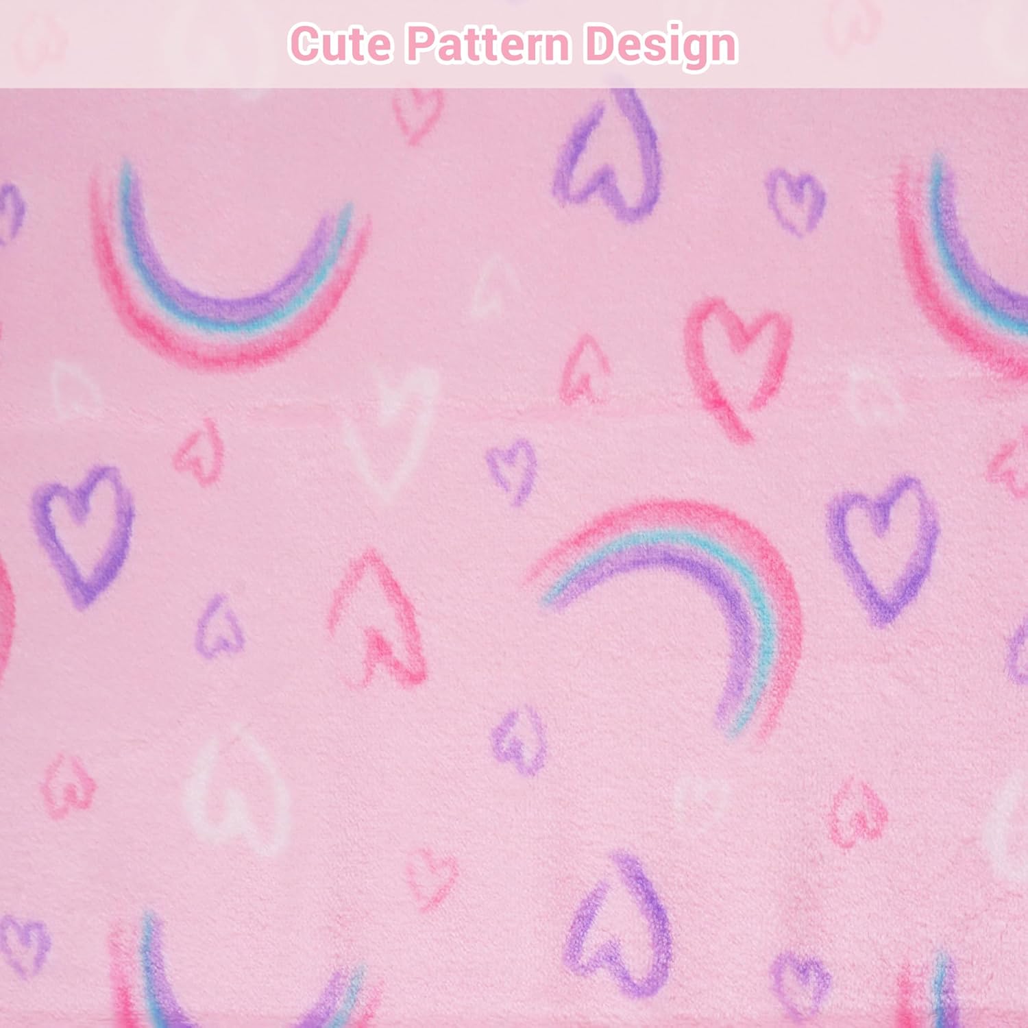Colorful Rainbow Kids Throw Blanket