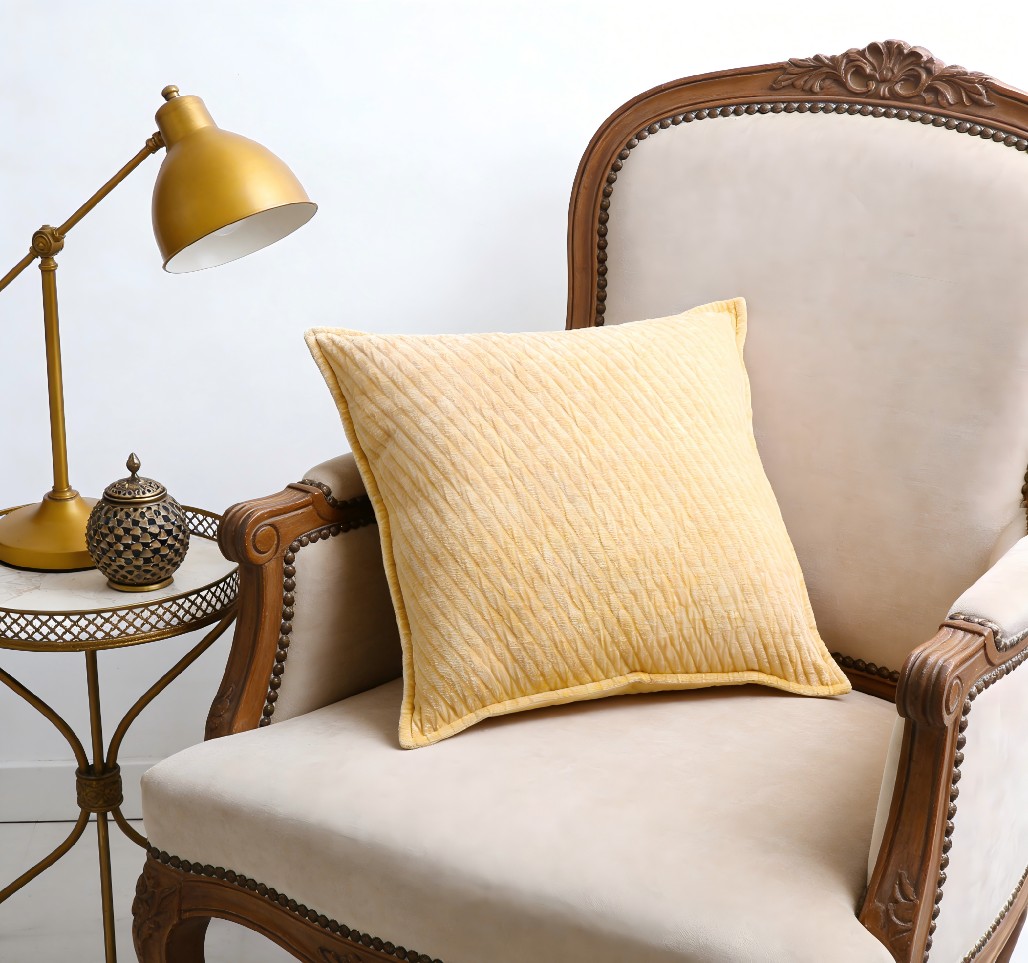 Ultra-Soft Series Solid-Color Textured Chenille Pillow