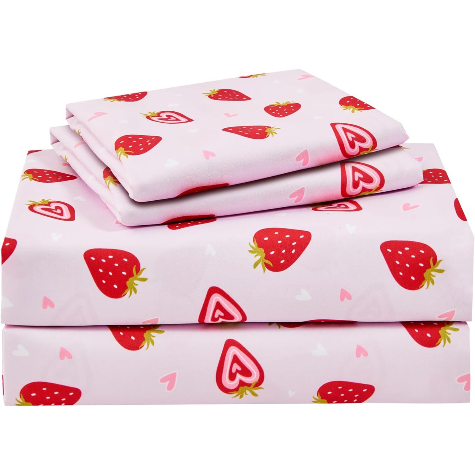Dreamy Strawberry 3 Pcs Kids Twin Size Sheet Set