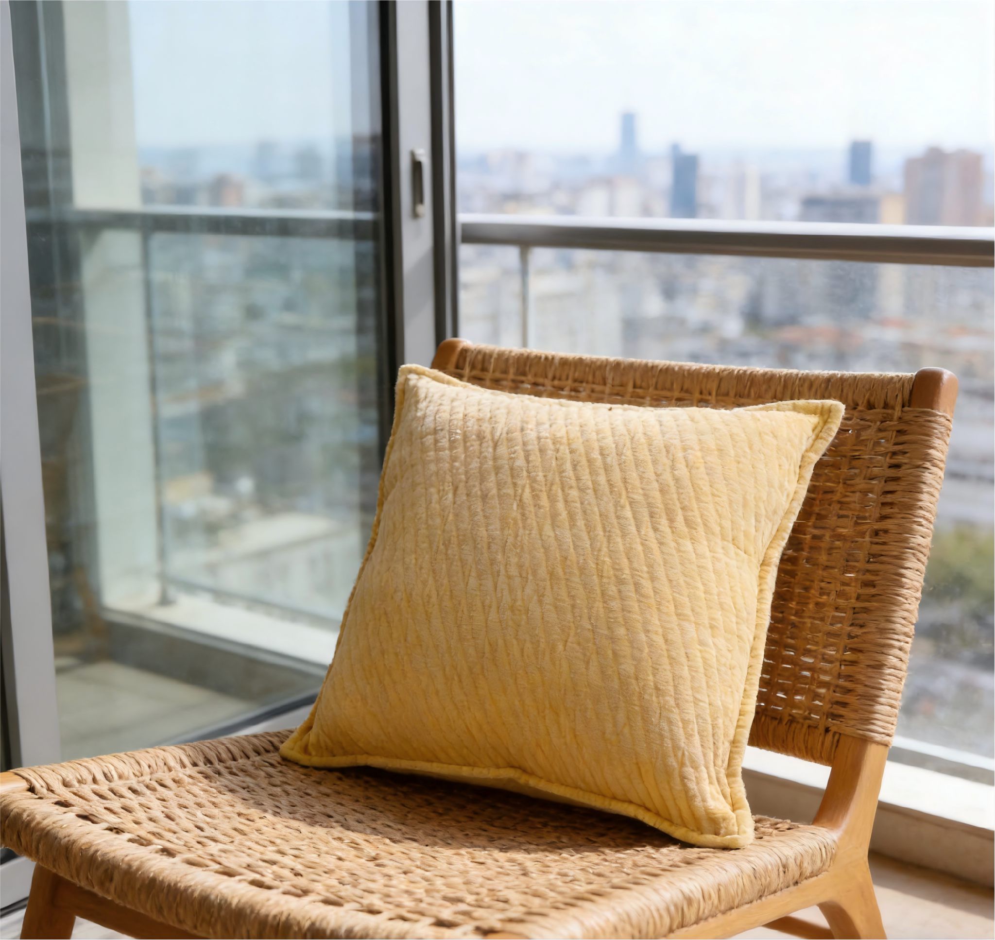 Ultra-Soft Series Solid-Color Textured Chenille Pillow