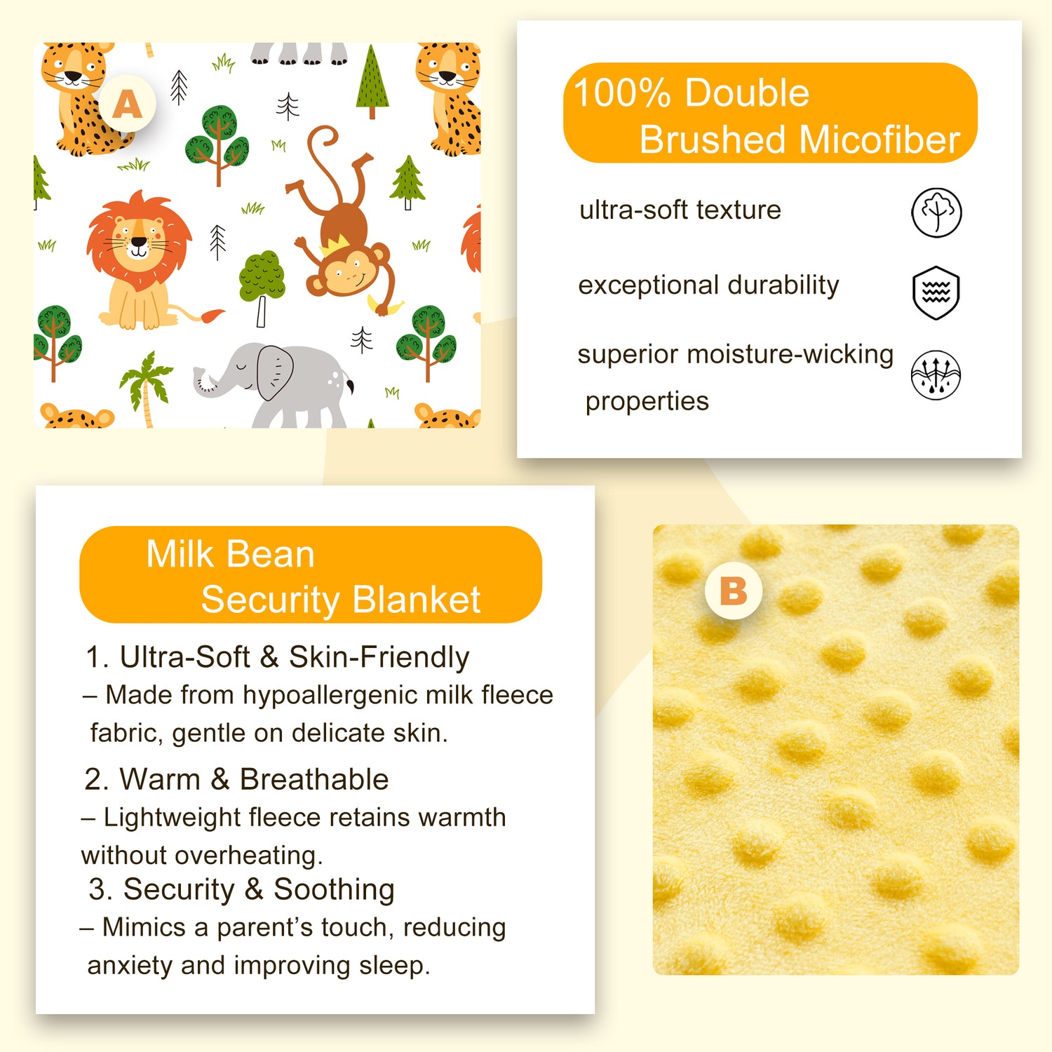 Zoo Animal Toddler Nap Mat with Pillow and Blanket