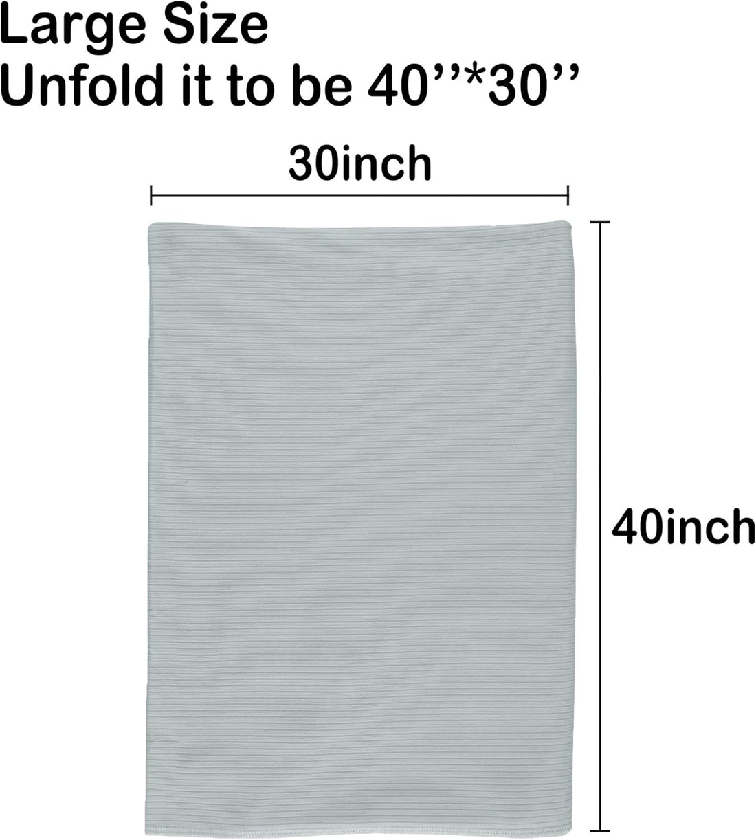 Grey Leaf 2-Pack Jersey Swaddle Blankets, 40 x 30 in