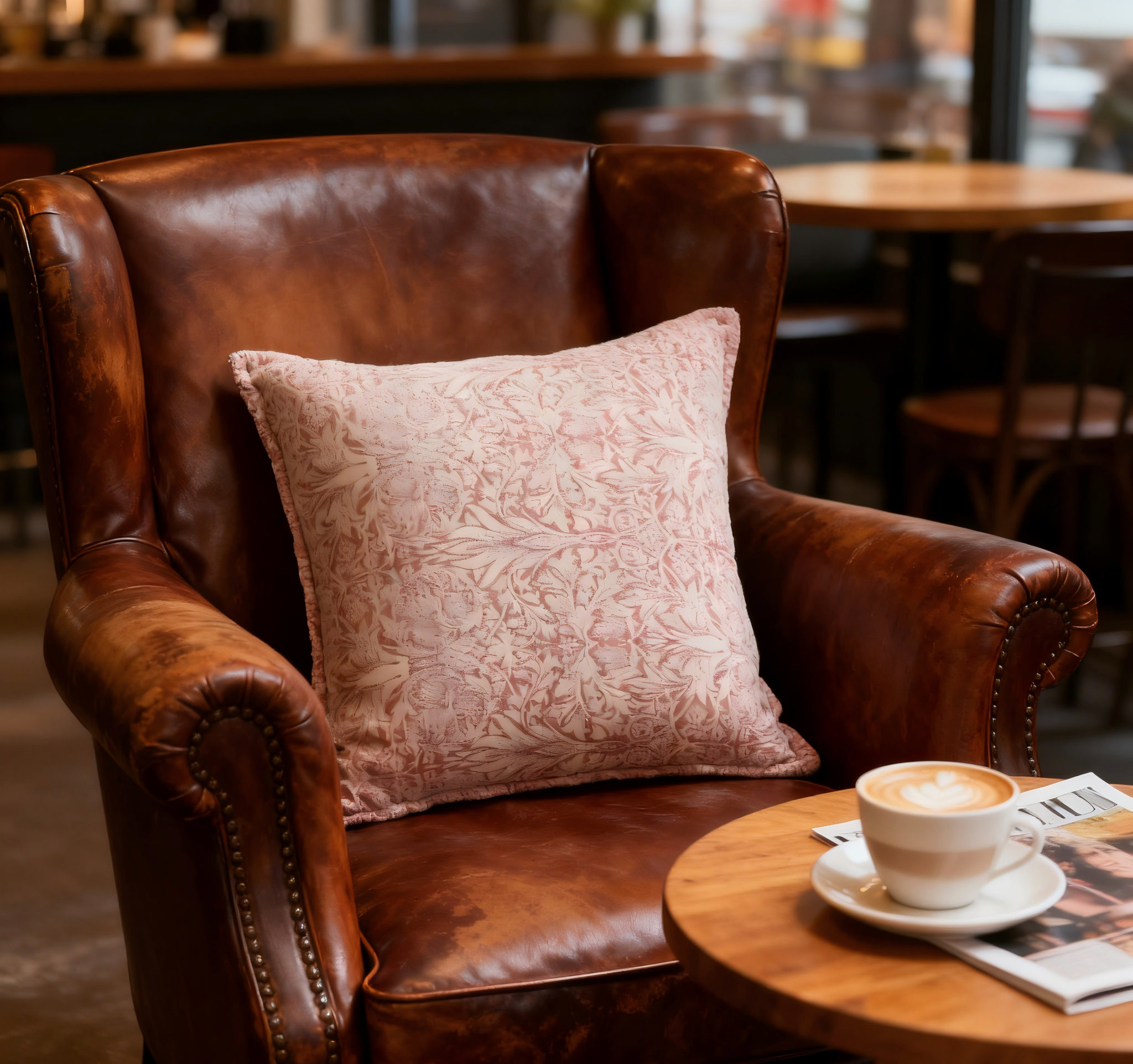 Classic Series Chenille Jacquard Toile Cushion
