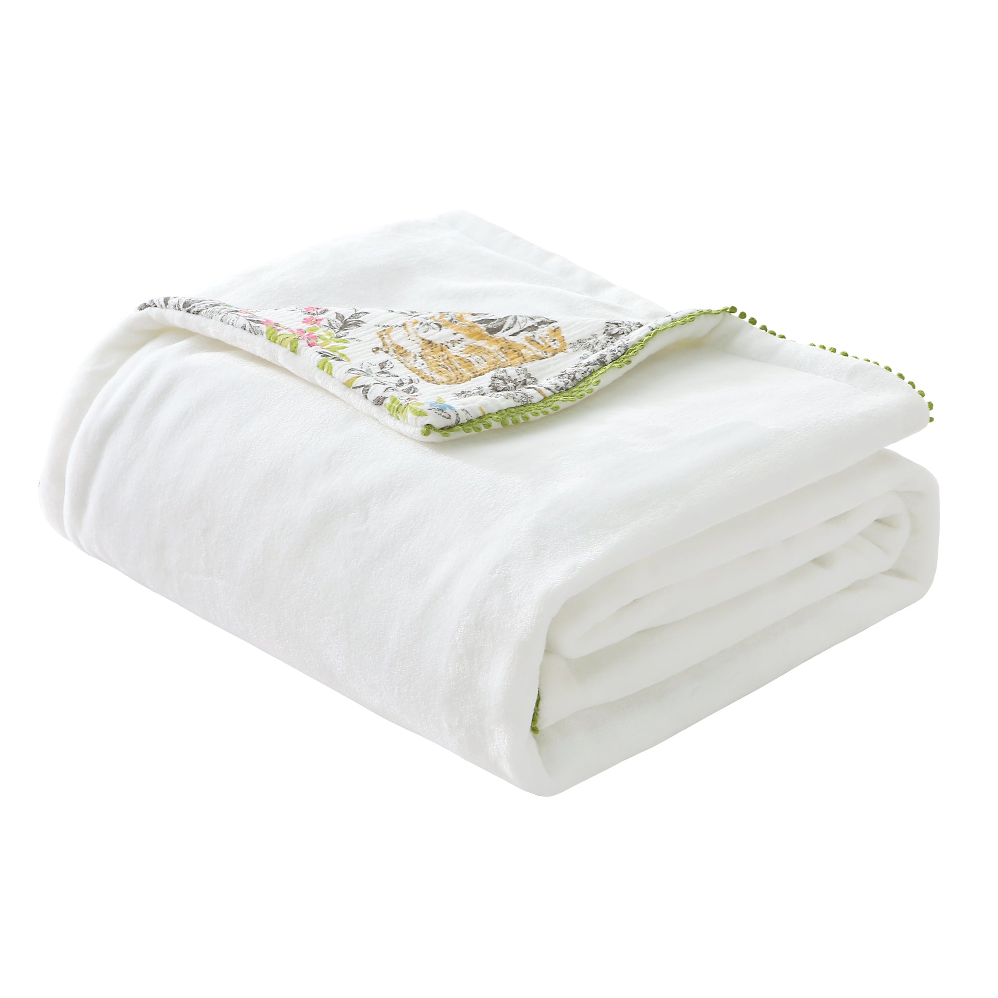 Tiger Yanina Throw Blanket Reversible Muslin Blankets 50x70 inch