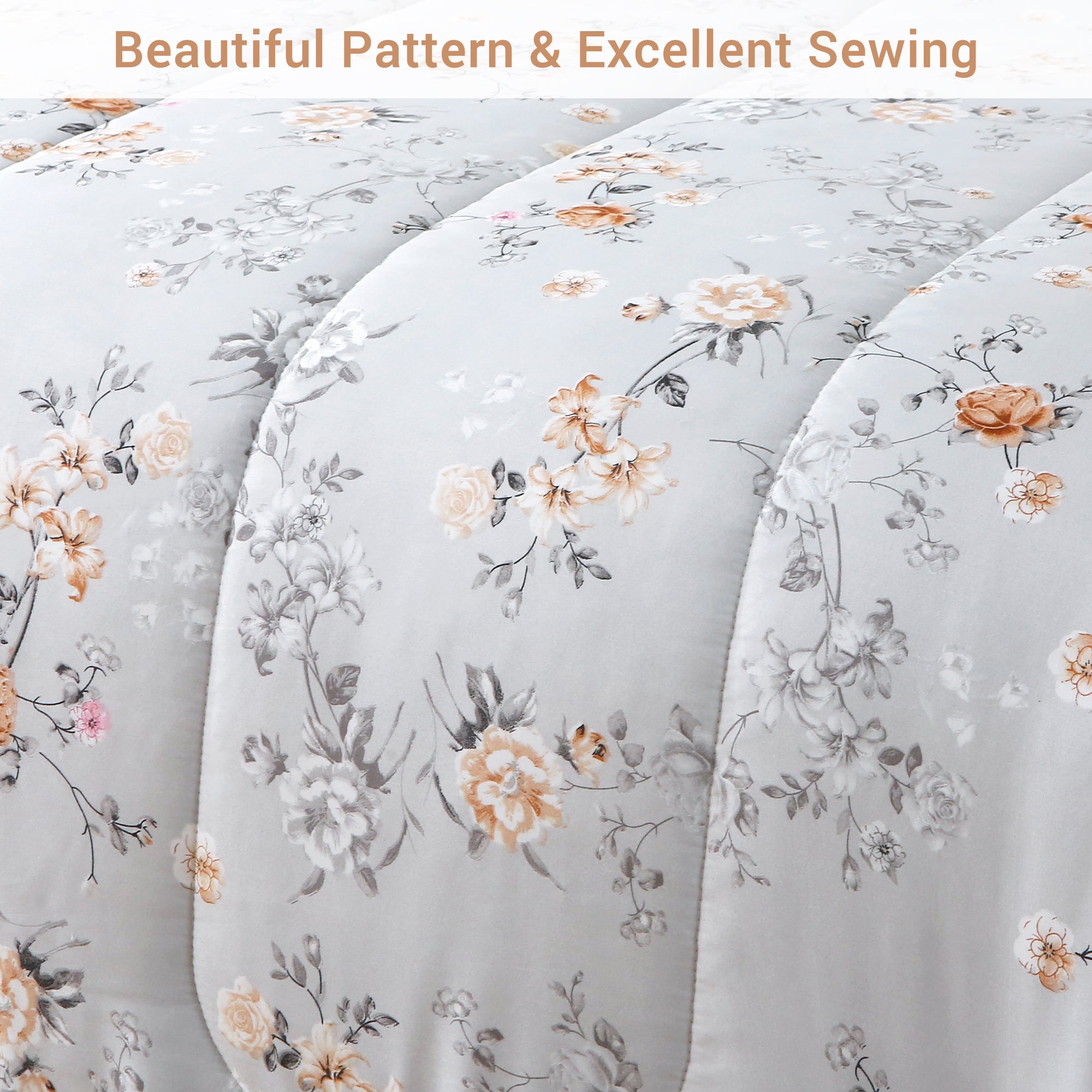 Floral Whispers Comforter Set 7 Pieces