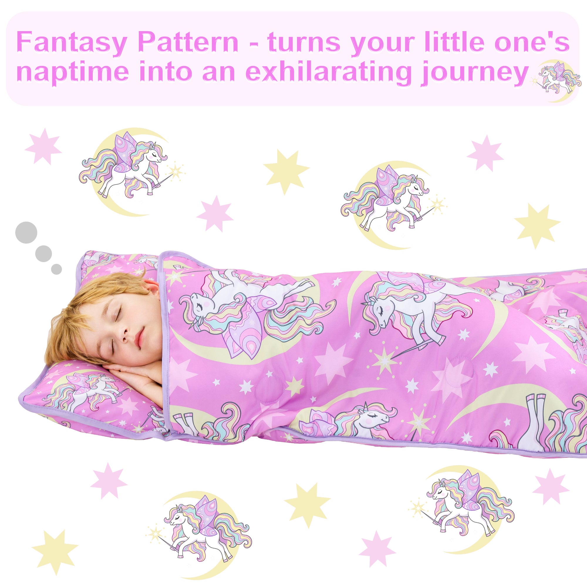 Cozy Comfort Nap Mat - Unicorn Magic