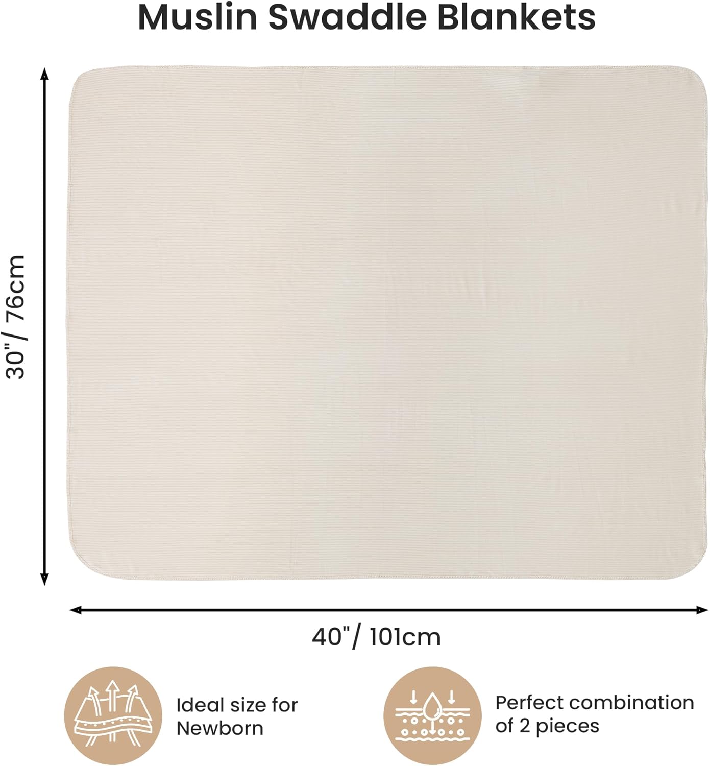 Giorgio Morandi Jersey Swaddle Blanket