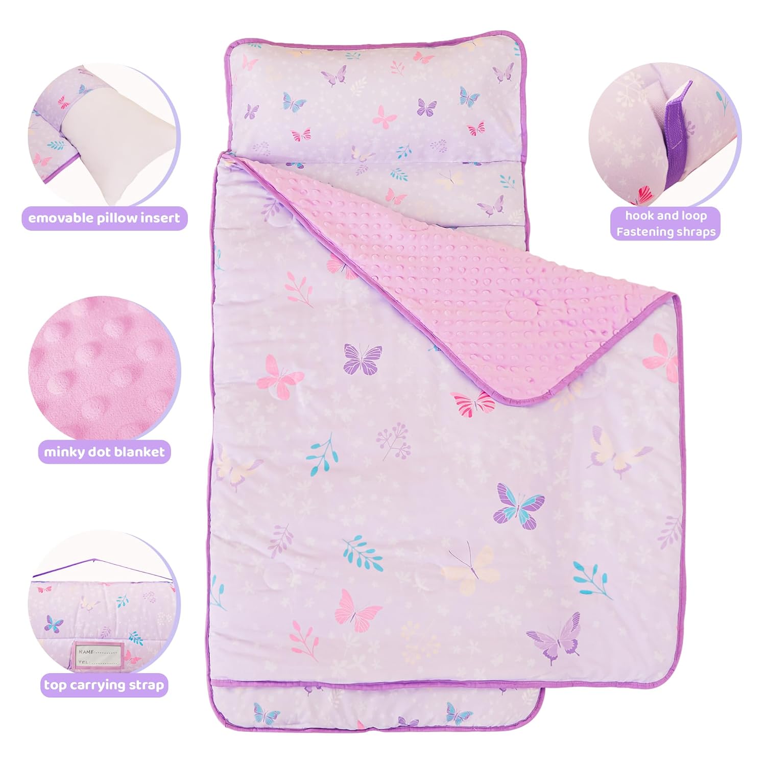 Cozy Comfort Nap Mat - Magic Butterfly
