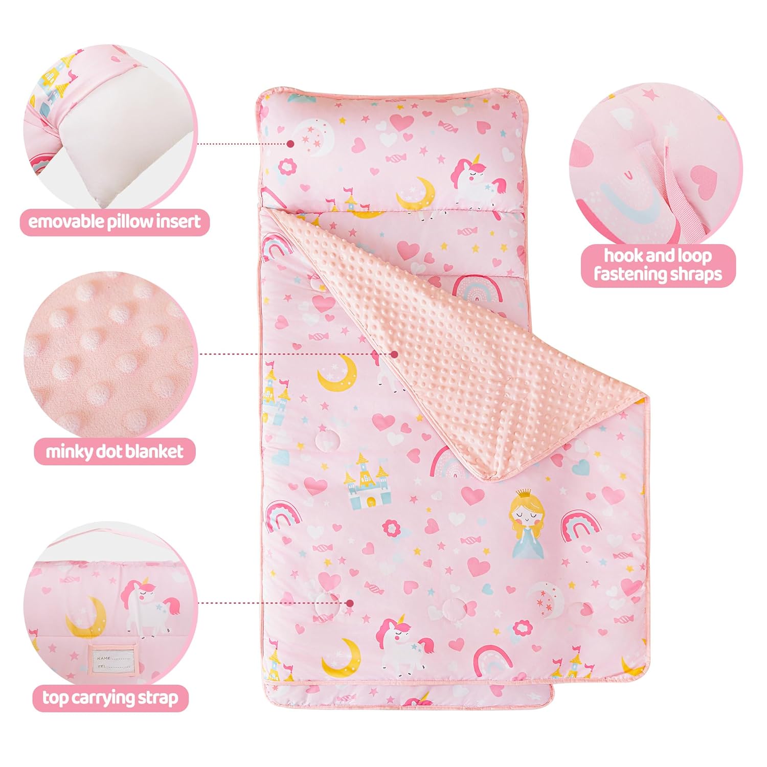 Cozy Comfort Nap Mat - Sweet Princess