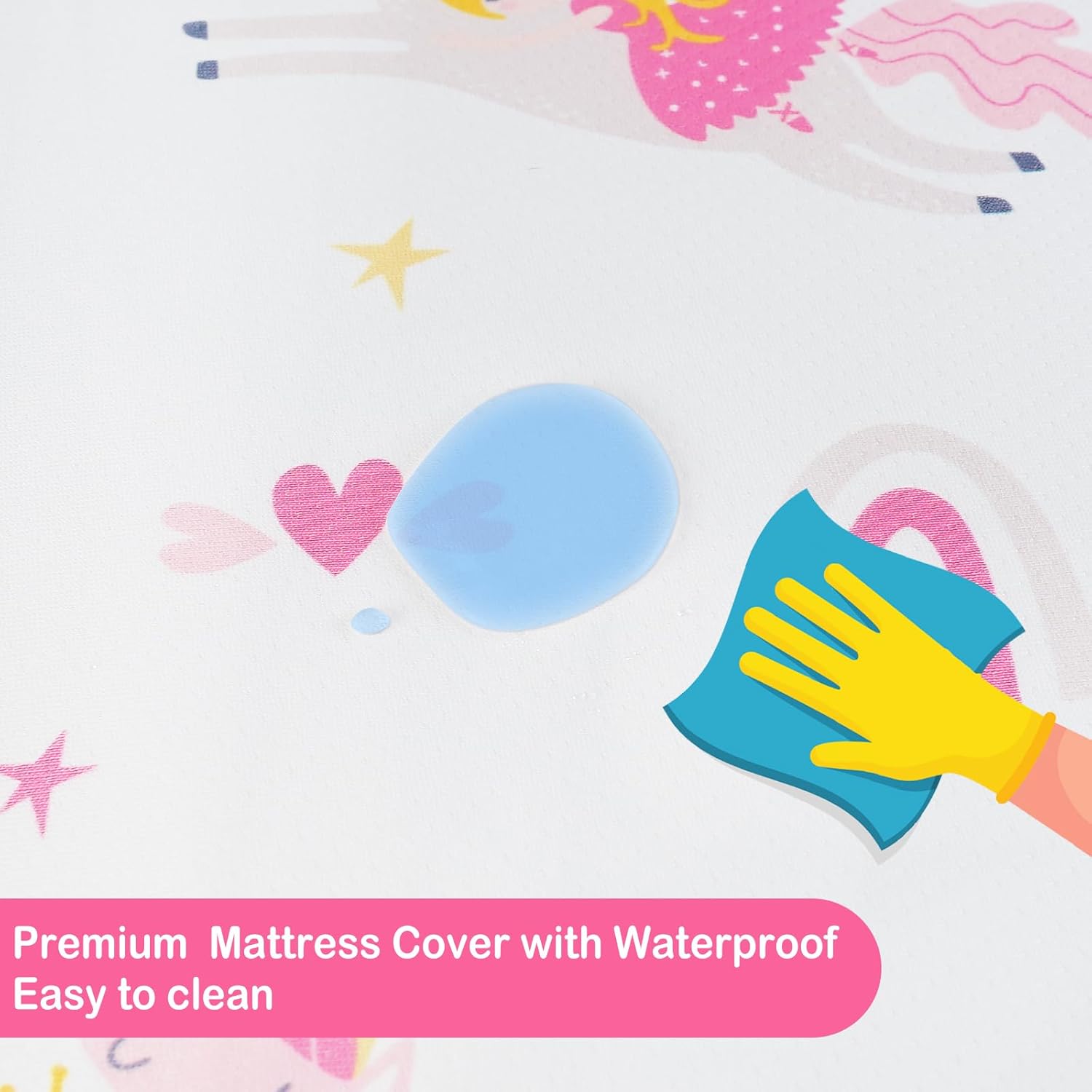 Unicorn Pack and Play Mattress