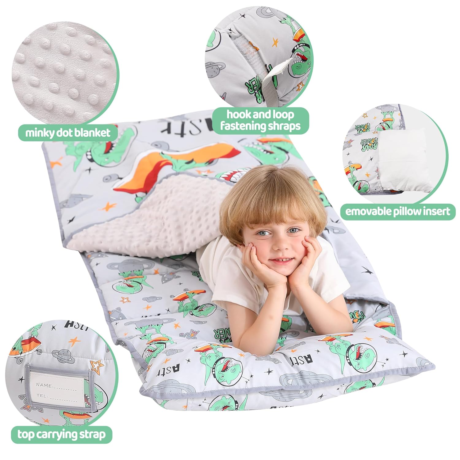 Jurassic Dinosaurs Kid Nap Mat