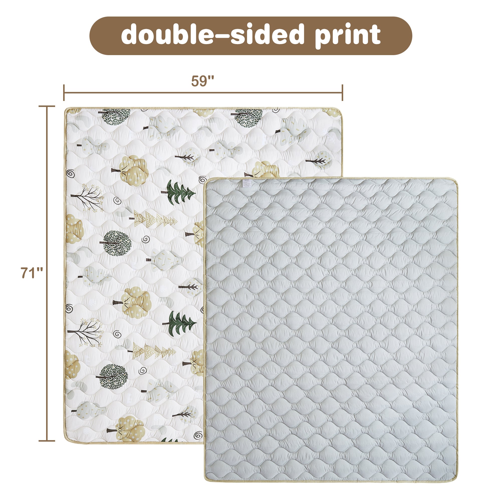 Palm Trees Baby Play Mat 50 x 50