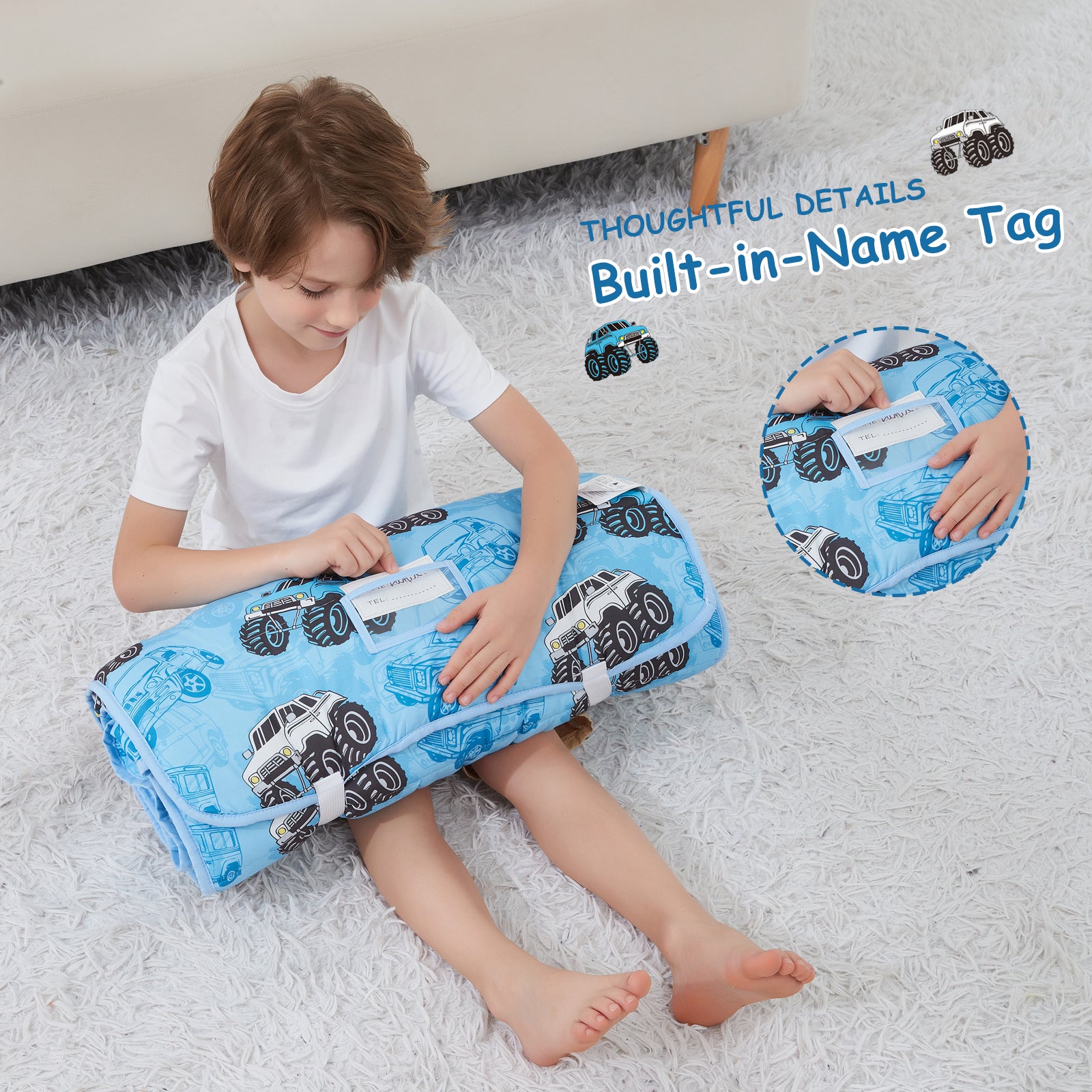 Cozy Comfort Nap Mat - Jeep