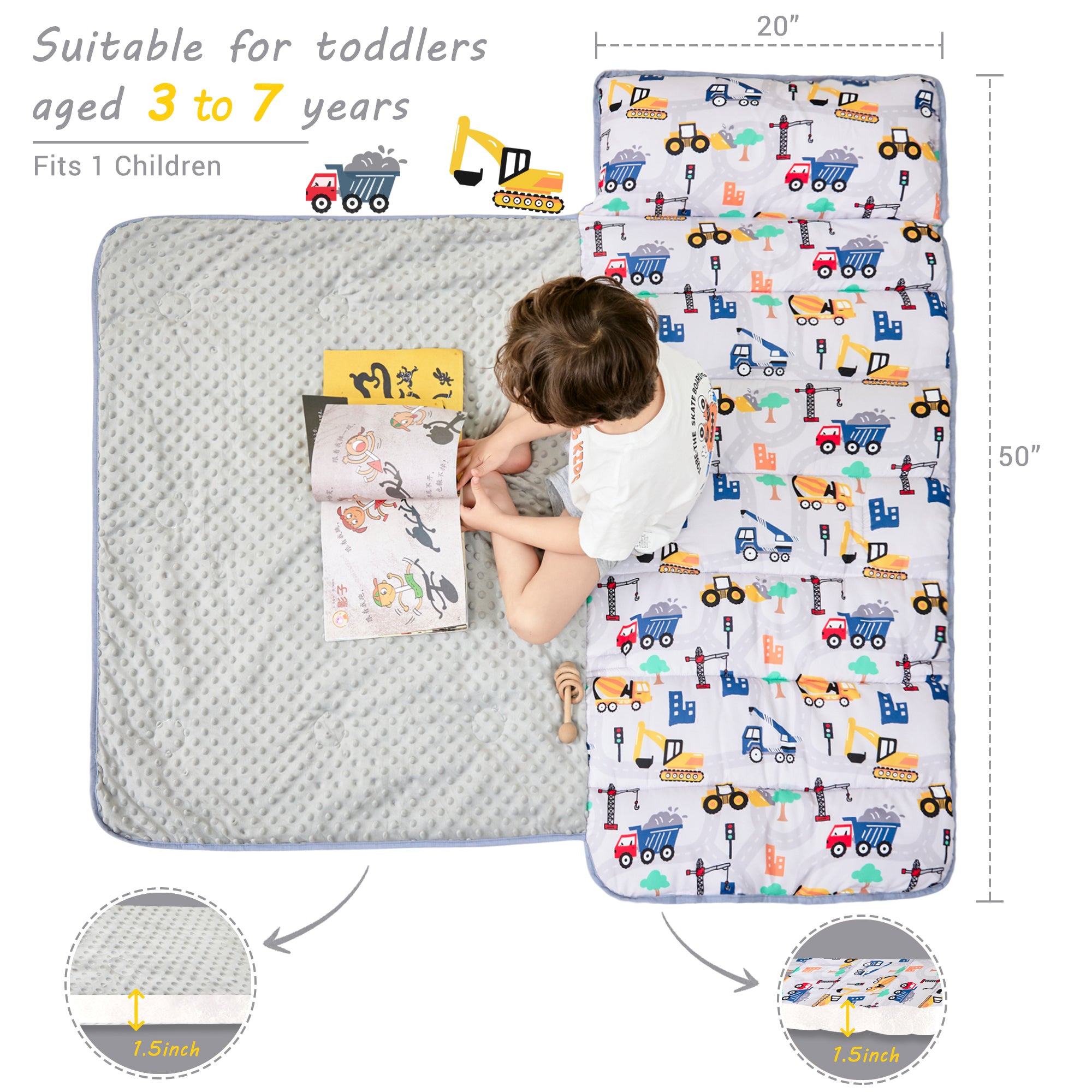 Cozy Comfort Nap Mat - Truck