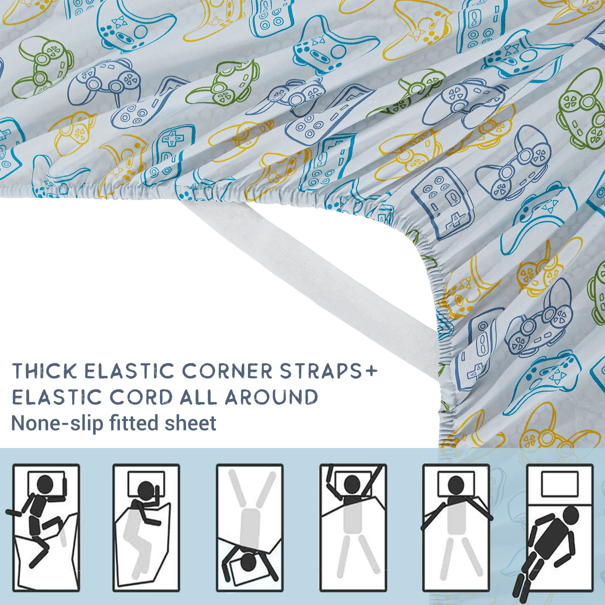 Game Player Paddle Kids Bed Sheet Set