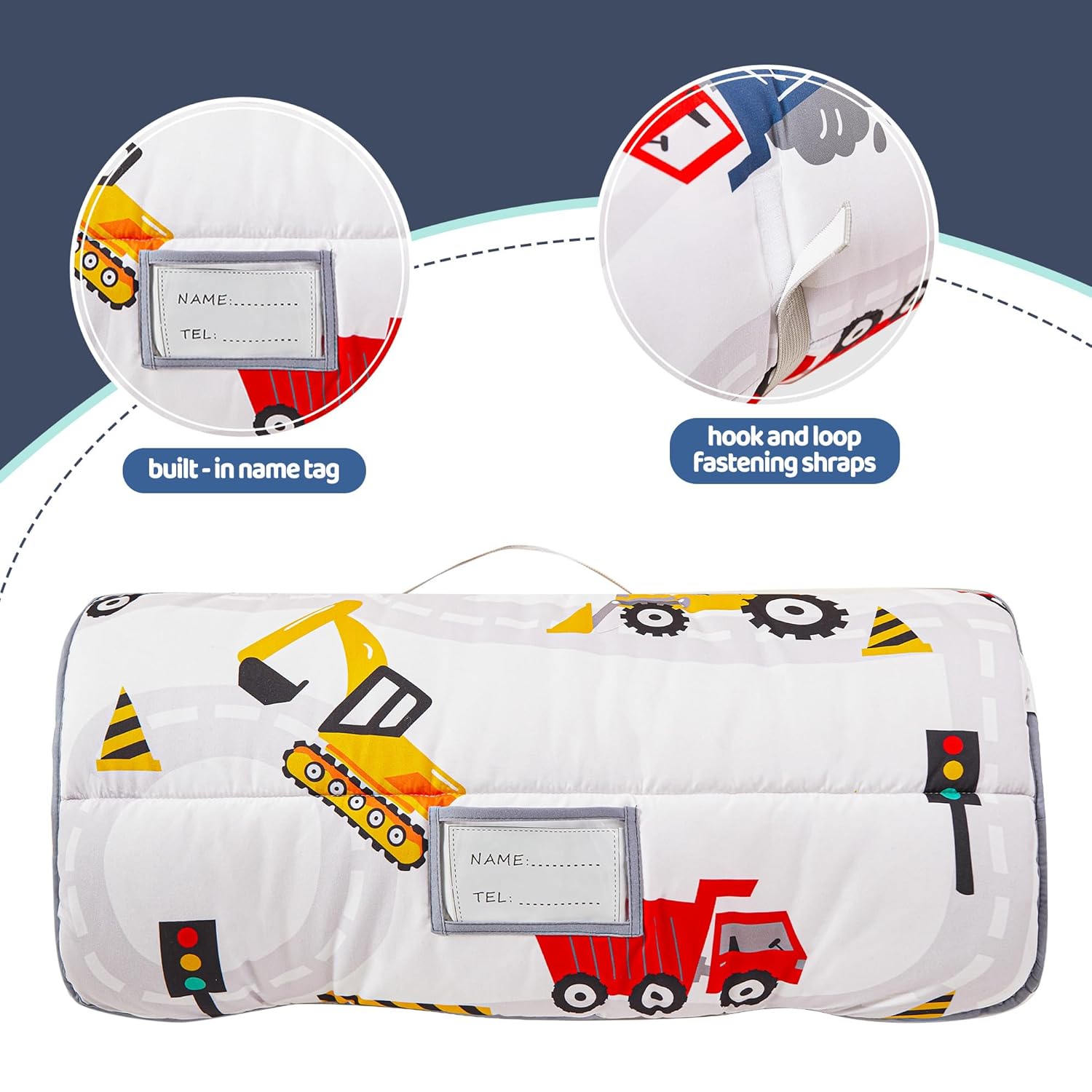 Cozy Comfort Nap Mat - Car Party Adventure