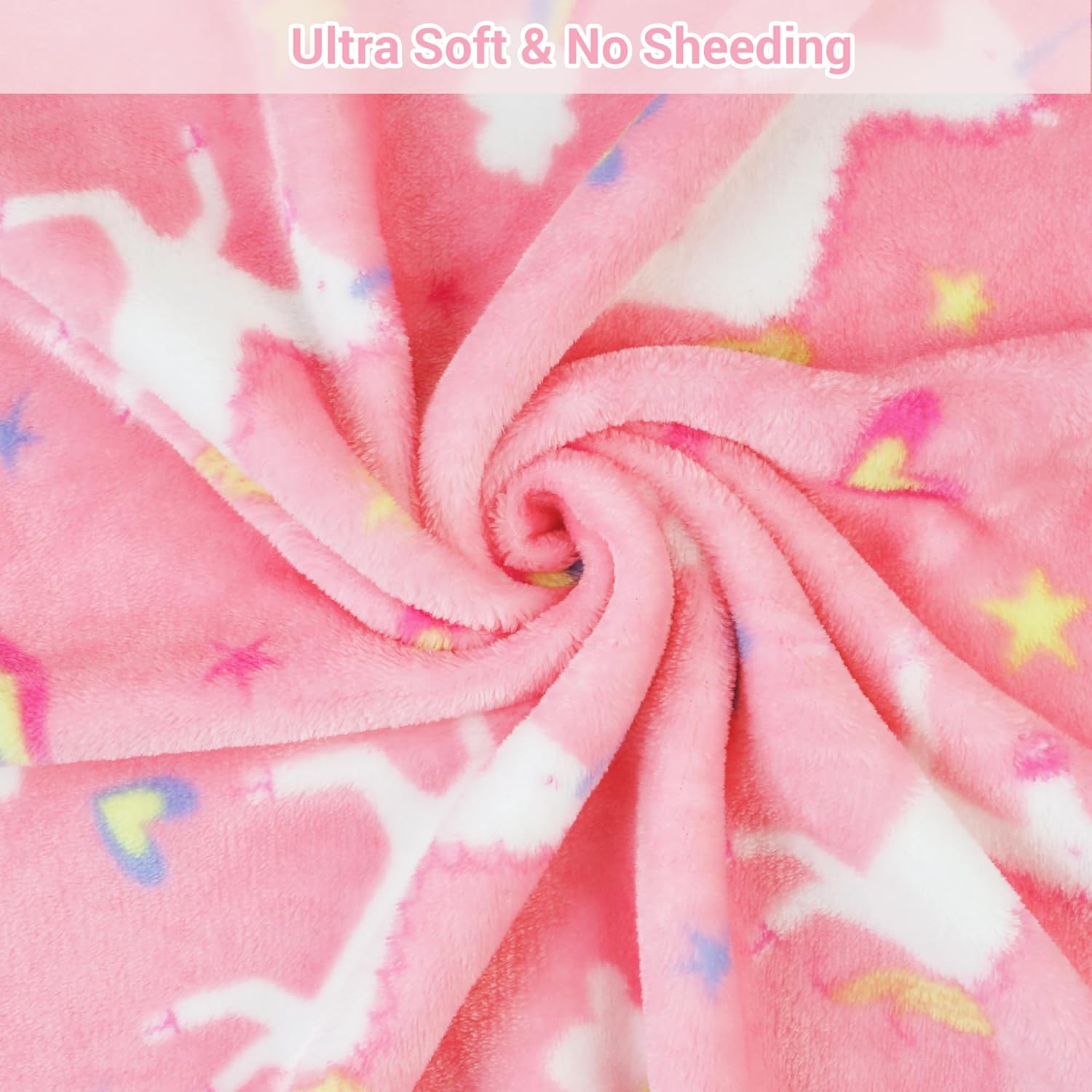 Unicorn Parade Kids Throw Blanket
