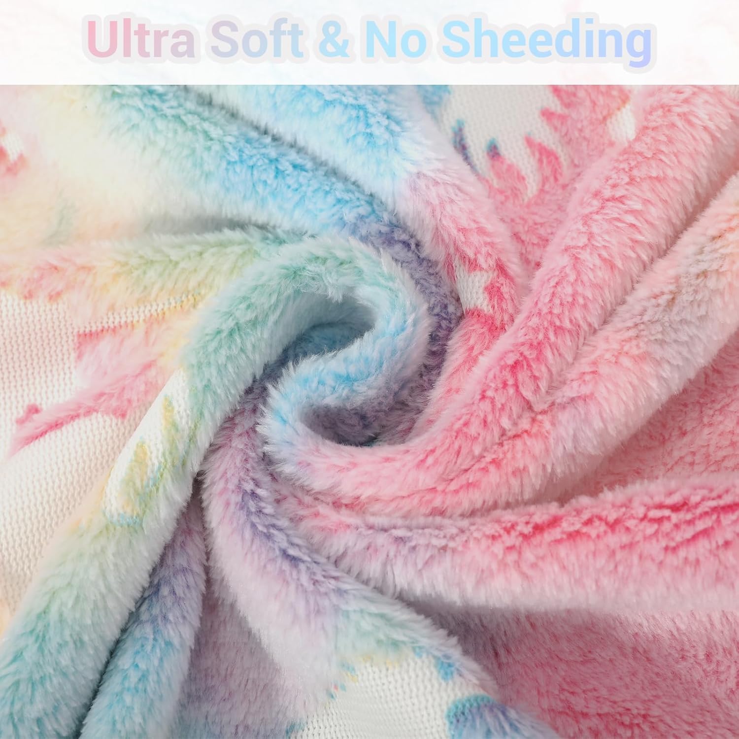 Glow Unicorn Parade Kids Throw Blanket